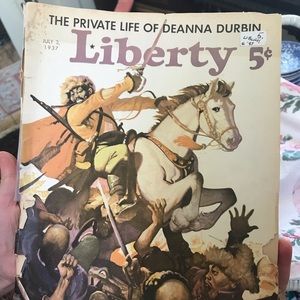 Antique magazine from 1937. Used and very rare.